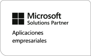 Microsoft solution partner Aplicaciones empresariales B/N